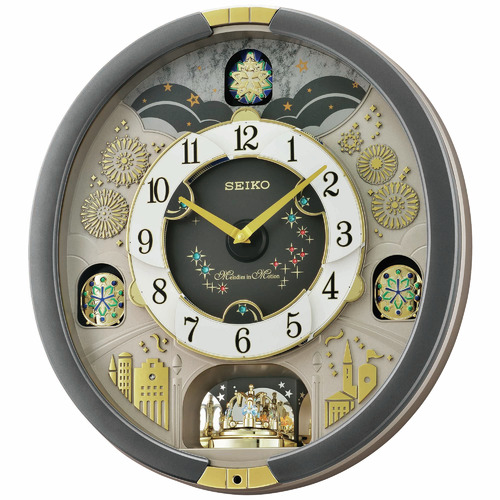 SeikoClocks Seiko Oriana Musical Wall Clock Temple Webster